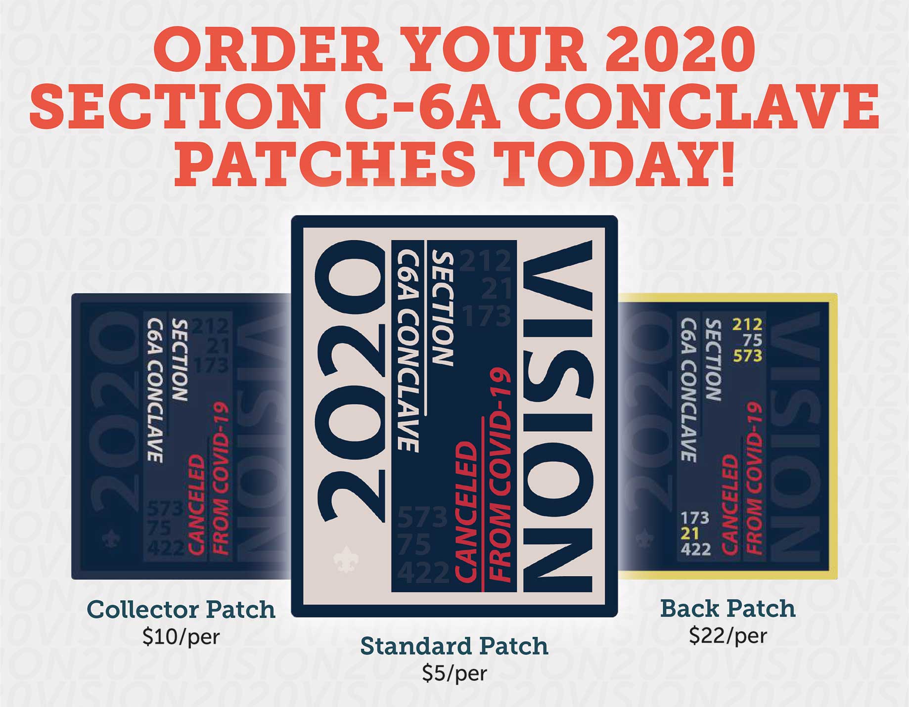 2020 Section C6A Conclave Patches