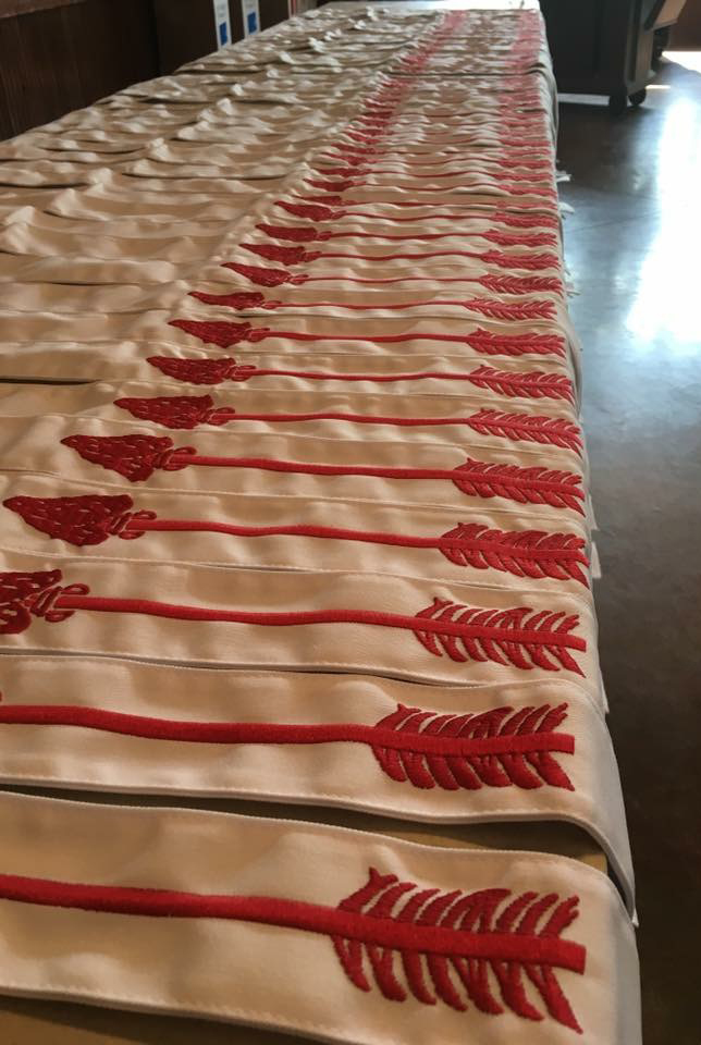 Order of the Arrow sashes